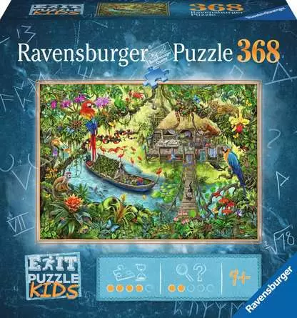 Kinderpuzzle ab 9 Jahren - EXIT Puzzle Kids Die Dschungelexpedition - 368 Teile