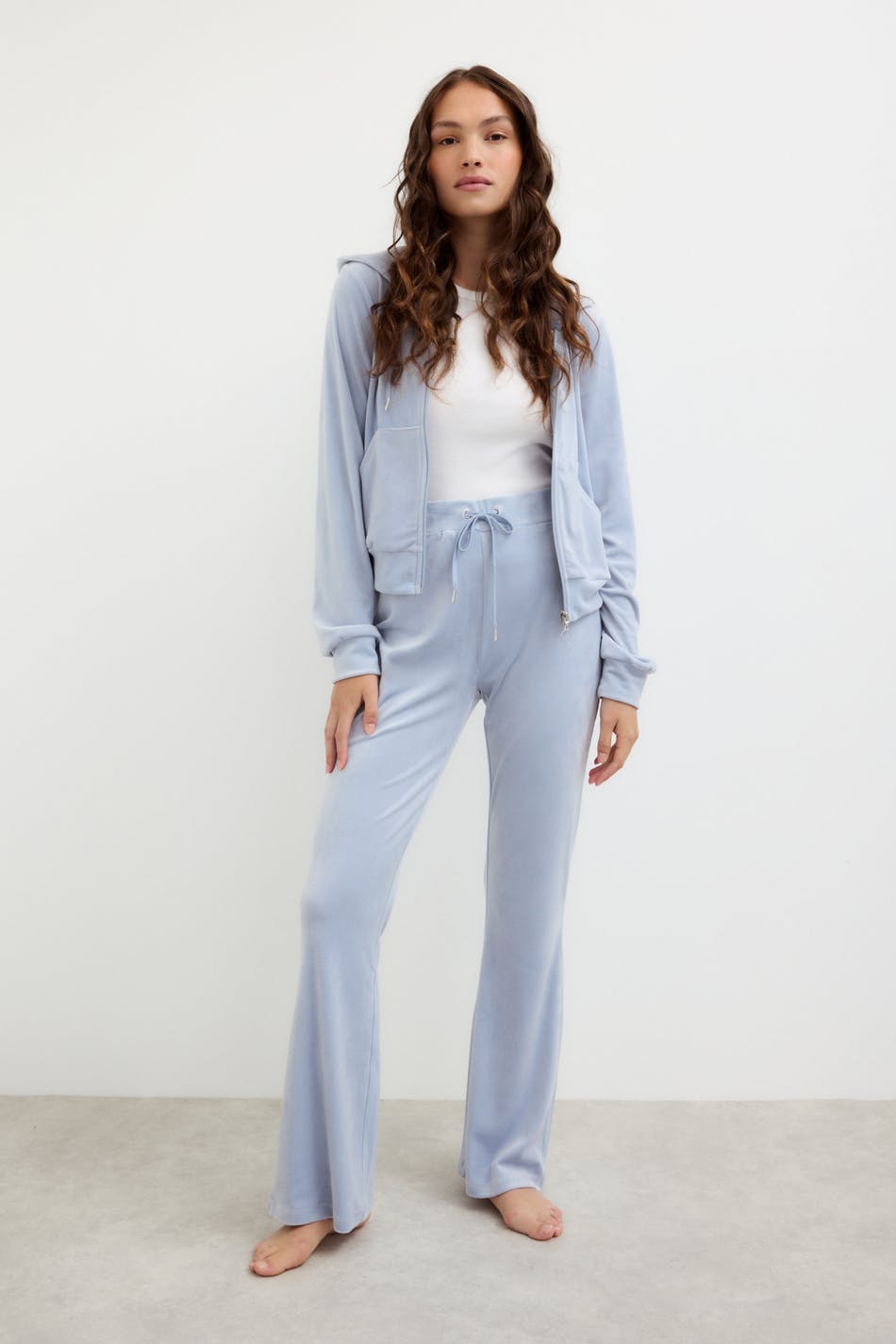 Velour trousers