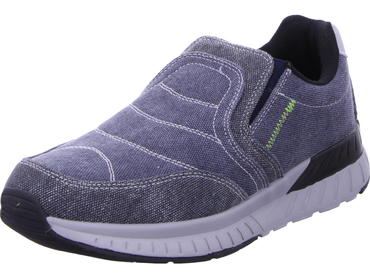 DIVERSE Komfort Slipper blau