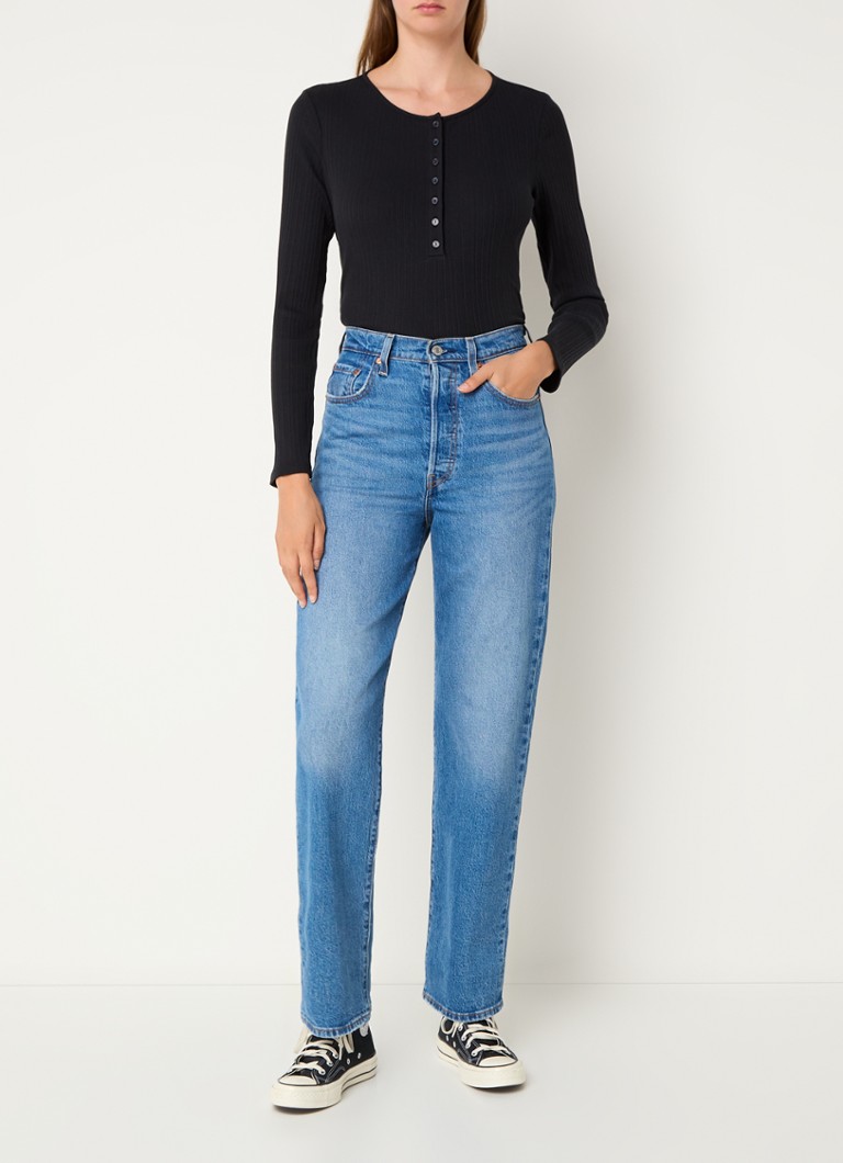 Μπλούζα Levi's Dry Goods με ριμπ ύφανση