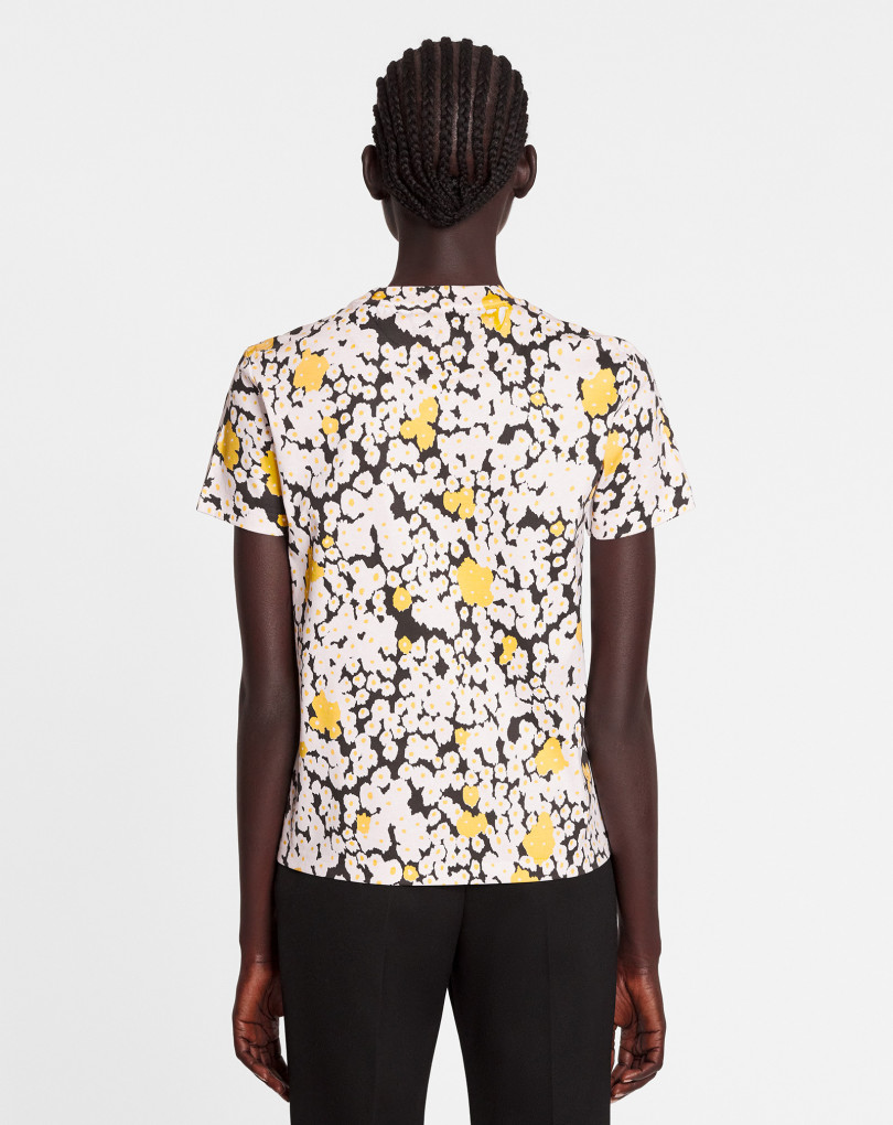 T-SHIRT CLASSIQUE BRODÉ LANVIN PARIS SURIMPRIMÉ