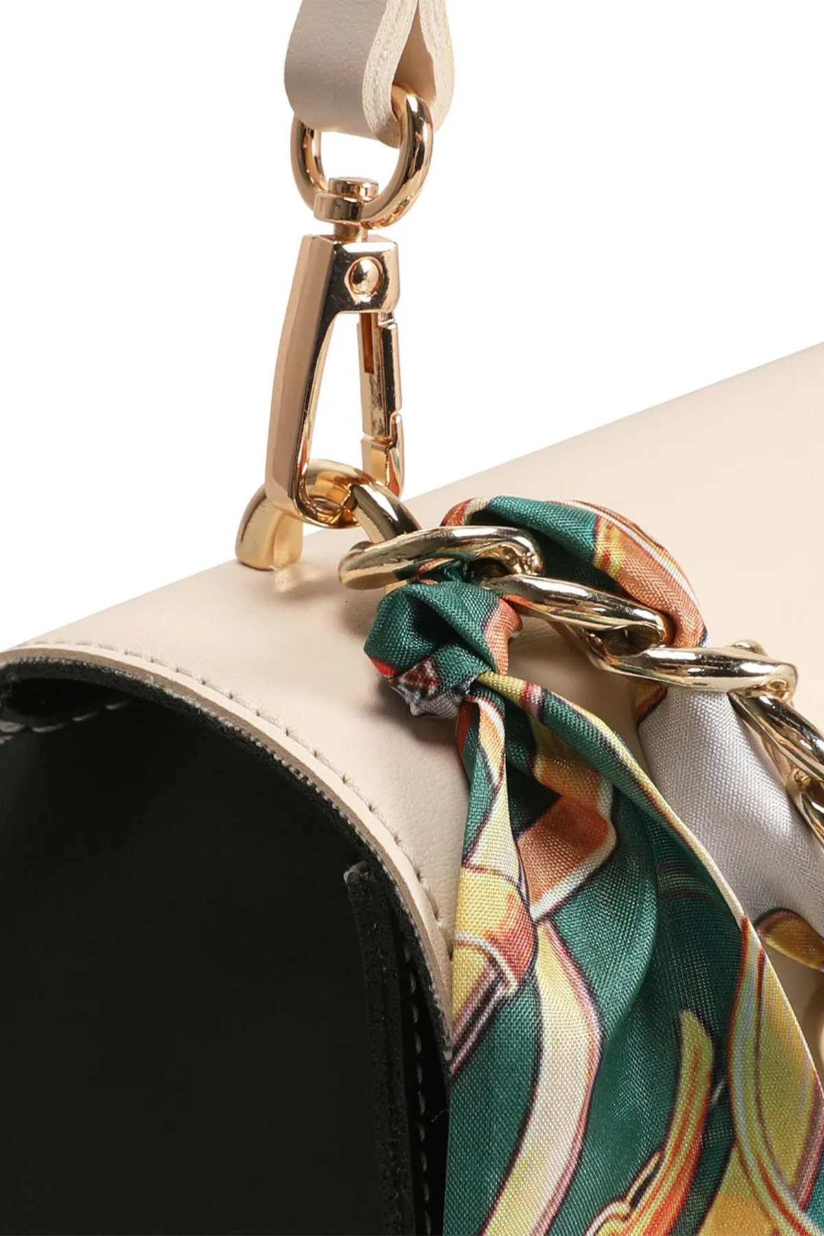 Lucky Bees  Damen Hand- und Schultertasche mit Schal-Accessoire