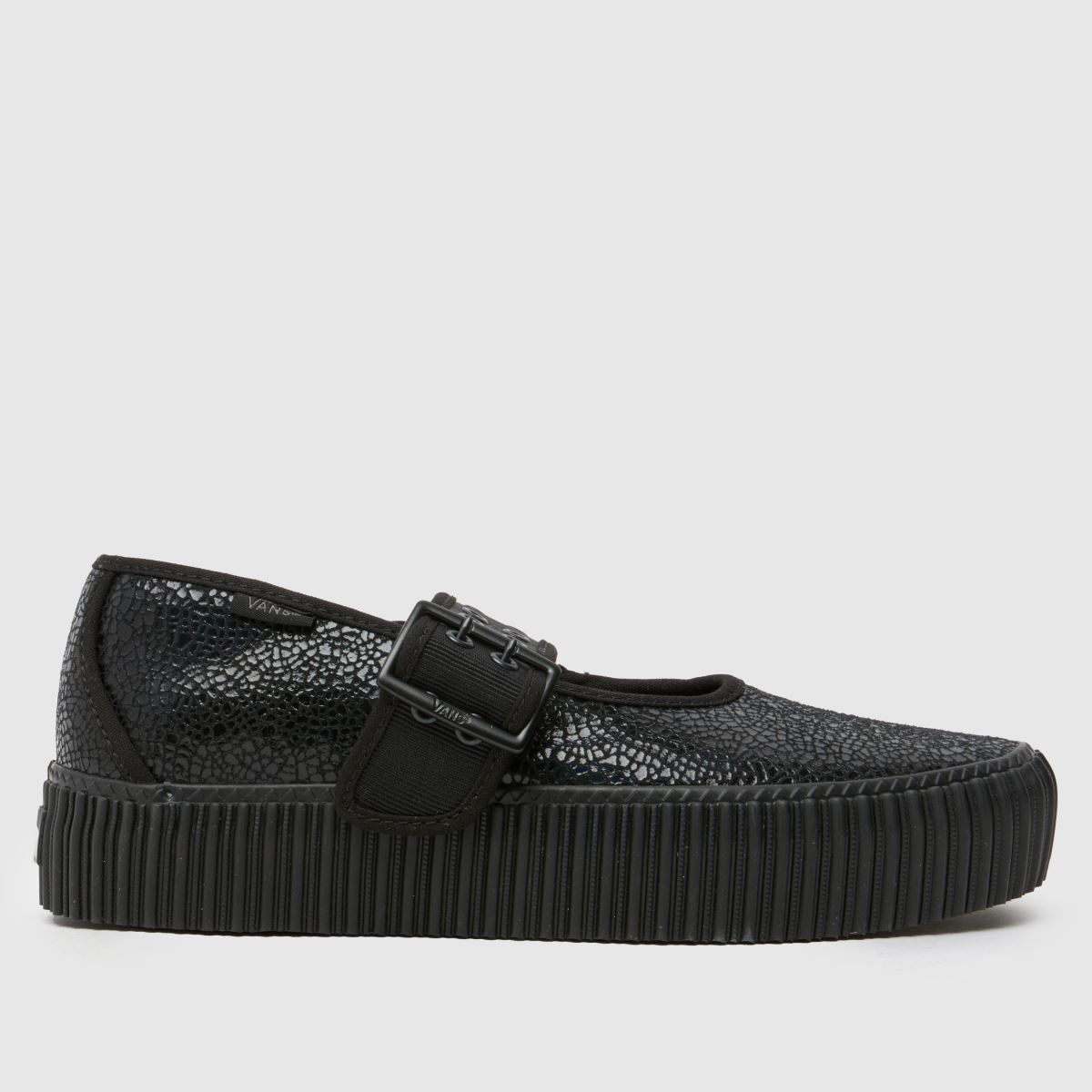 Vans – Mary Jane – Svarta creeper-sneakers