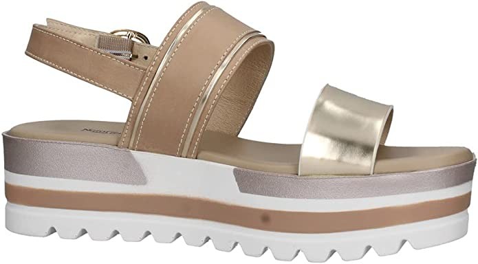 NERO GIARDINI Klassische Sandalen silber