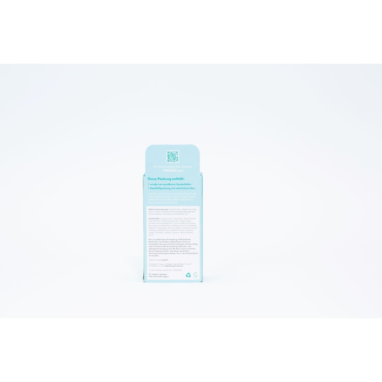 Deo Startpaket: Behälter Aqua & Fresh Cotton Refill Deo