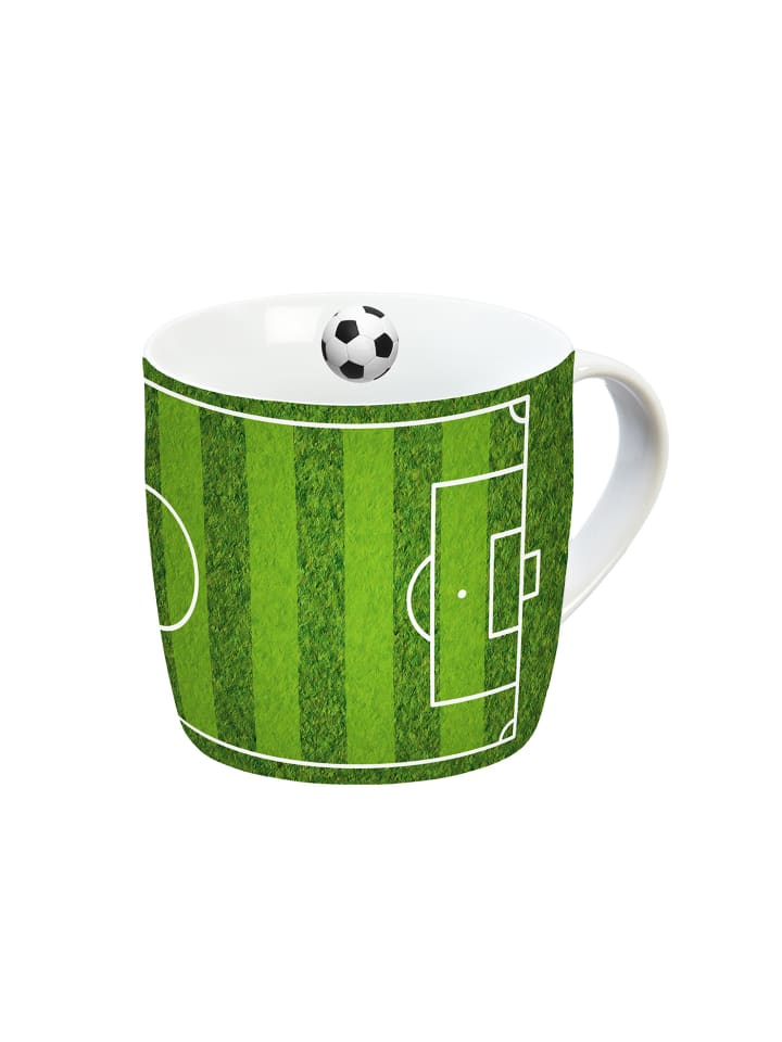 Geda Labels Tasse Spielfeld in Grün - 300 ml günstig kaufen onesize