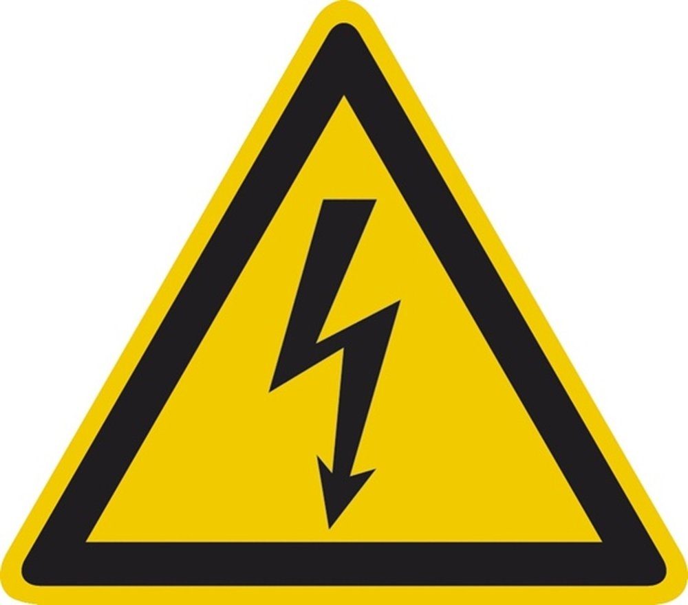 KS Tools Hybrid Warnschild-Hybrid-Blitz Warnung vor gefährlicher