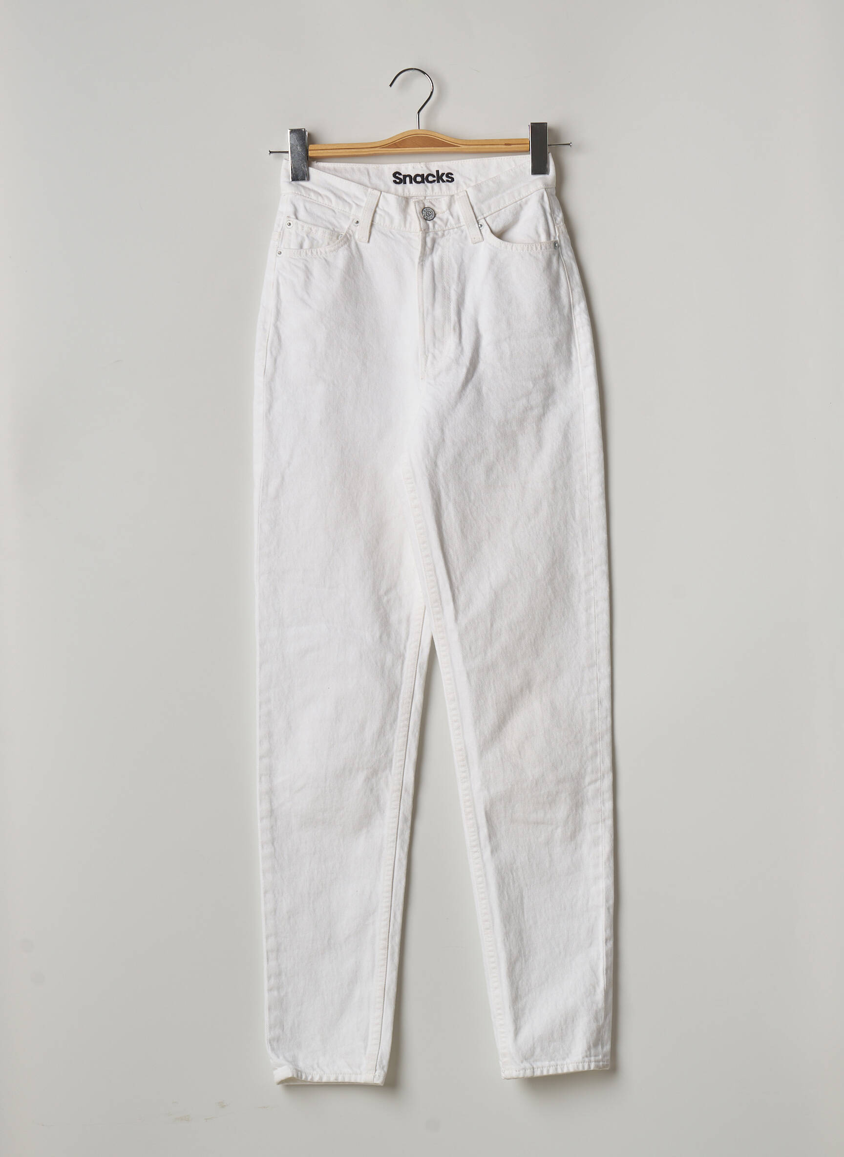 Snacks Jean Mom Femme couleur blanc