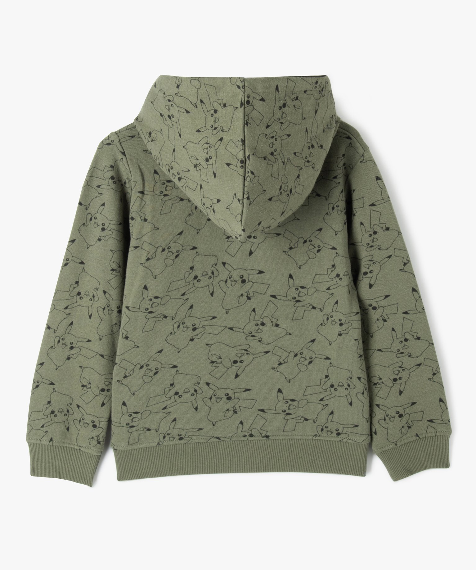 Sweat à capuche à motifs Pikachu Garçon - Pokemon imprime | GEMO