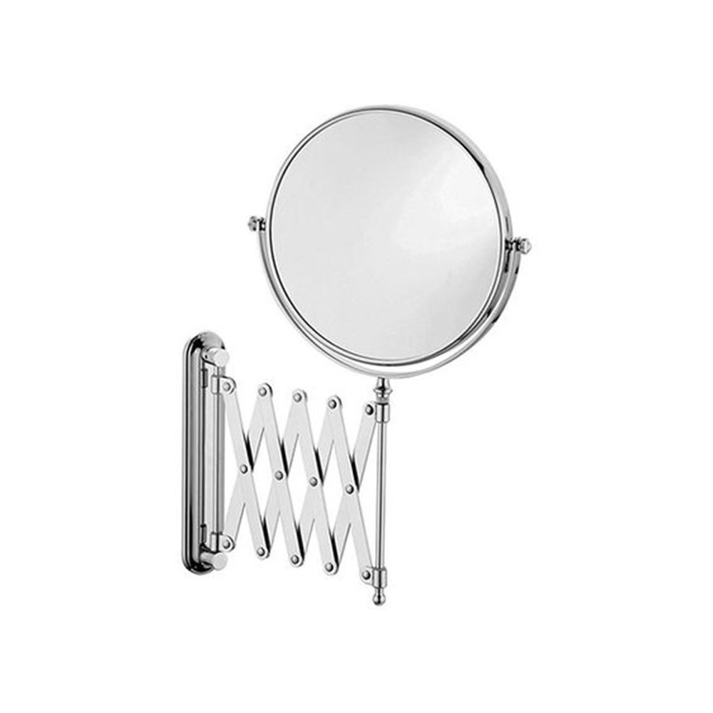 UNIQ UNIQ Miroir cosmétique à deux côtés avec bras extensible et grossissement 5x Miroir