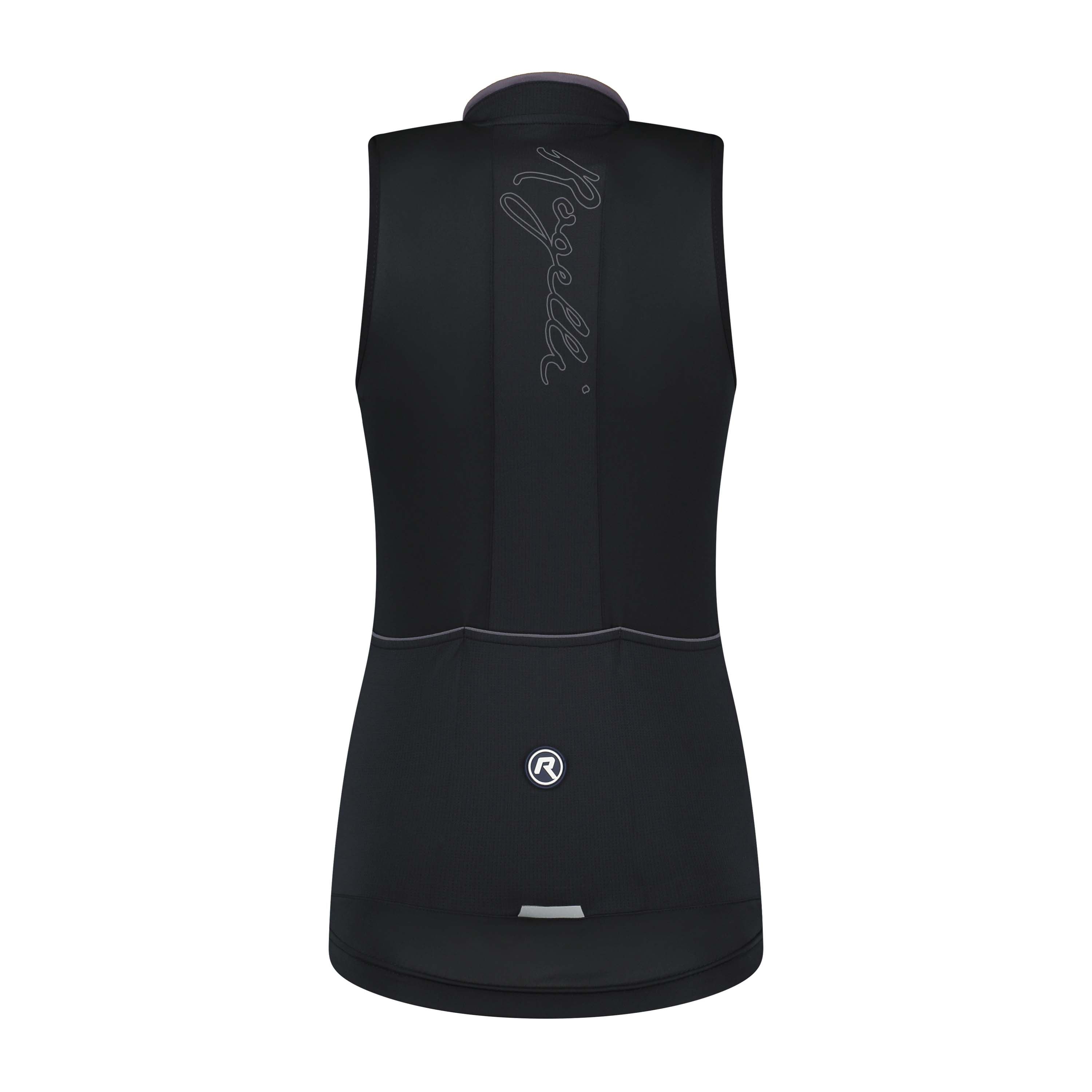 Rogelli Essential Schwarz Damen Radtrikot Ärmellos