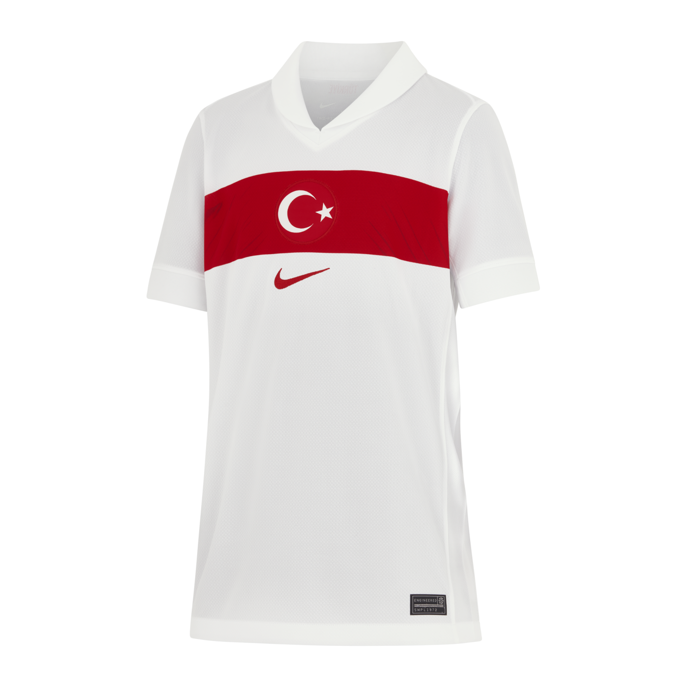 Nike Türkei Trikot Home EM 2024 Kids Weiss Rot Rot F100