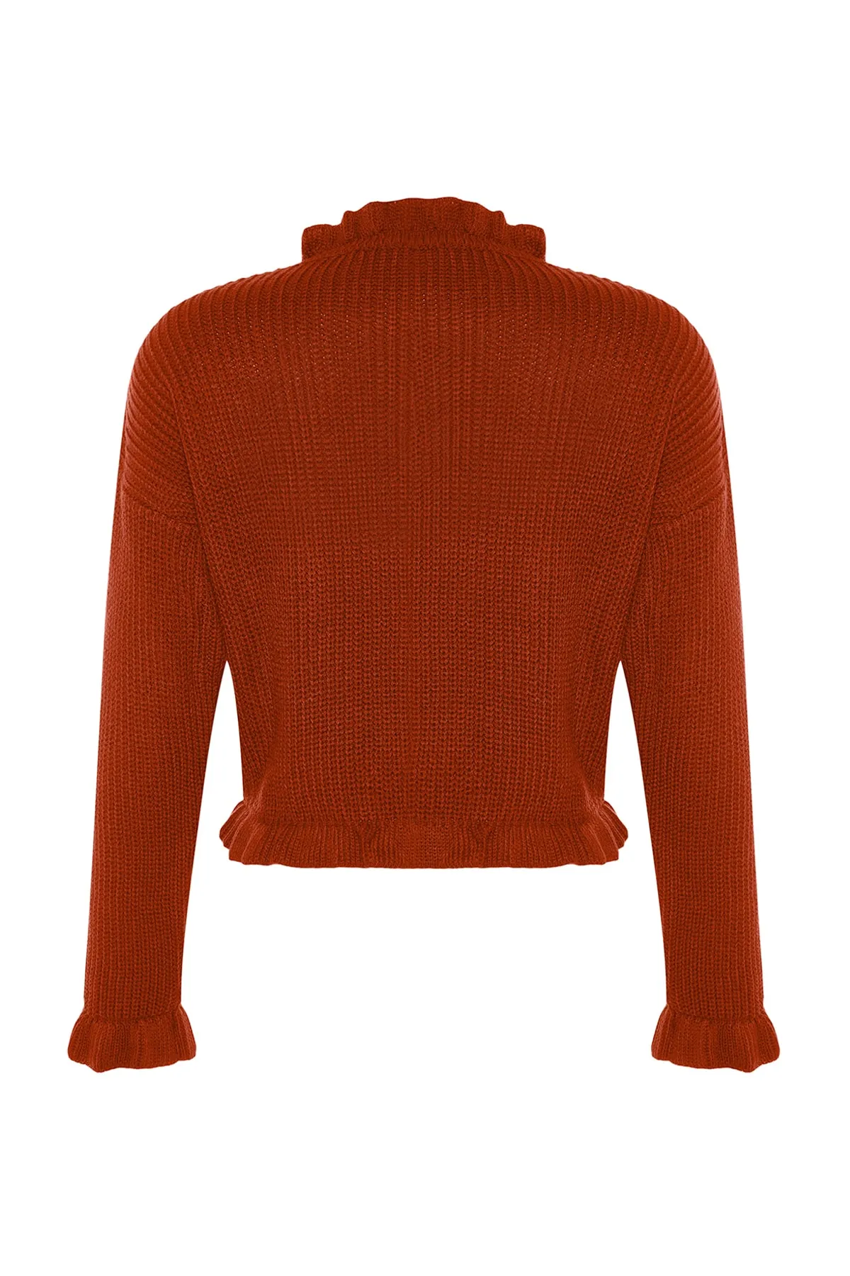 Trendyol Collection  Kurzer Strickpullover mit Kachelmuster TWOAW22KZ0530