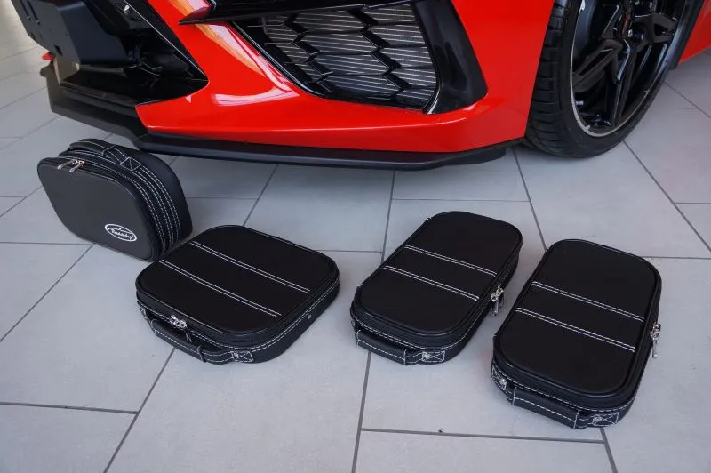 Roadsterbag Chevrolet Corvette C8 (Cabrio + Coupé) EU-Version - 4-tlg. Kofferset Heck Kofferraum