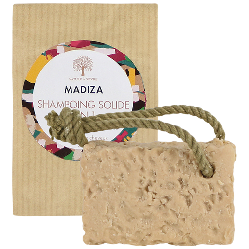 BIO SHAMPOO fest Aloe & Sheabutter MADIZA  1 St  Seife