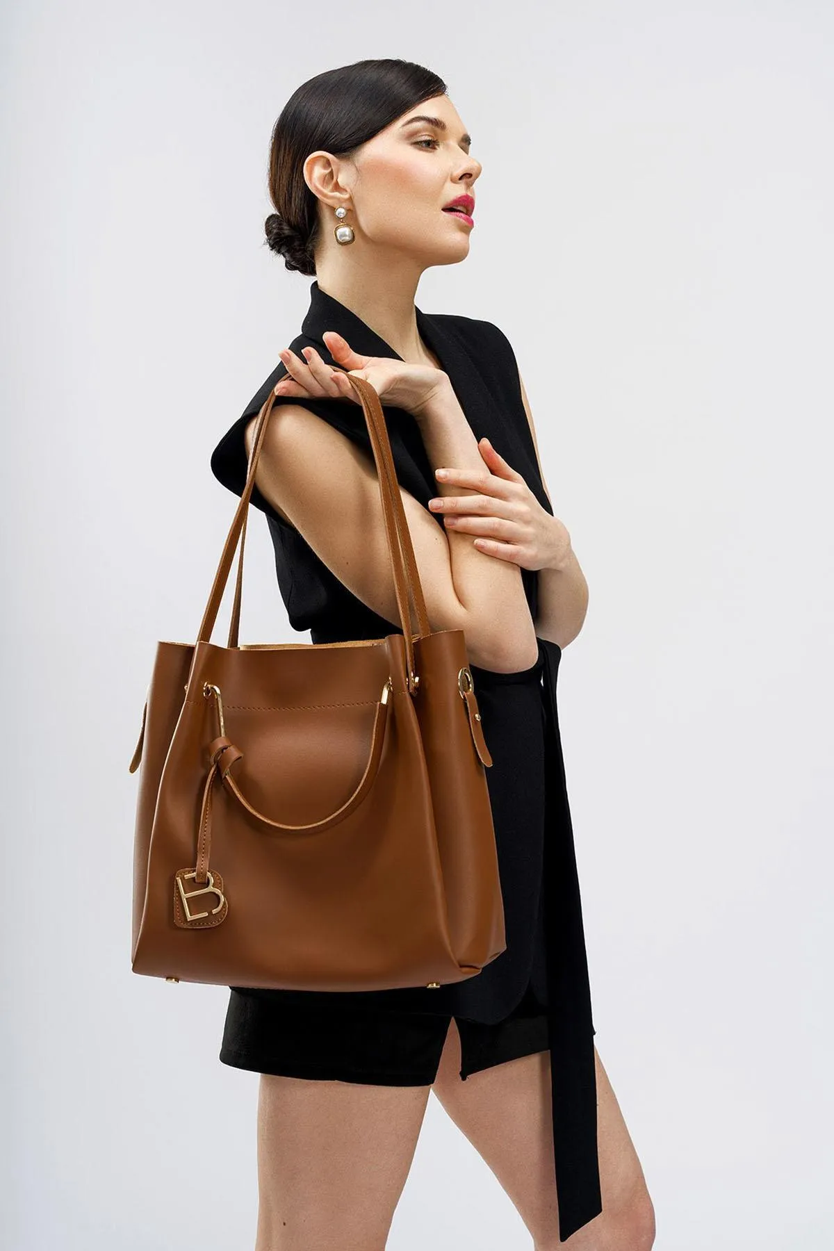 Lucky Bees  Damen Hand- und Schultertasche mit Innengeldbörse