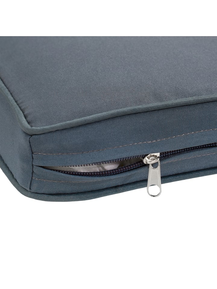 relaxdays Gartenbank in Schwarz - (B)118 x (H)78 x (T)66 cm günstig kaufen onesize