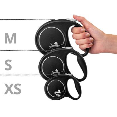 flexi Black Design Seil-Leine schwarz, 5 m