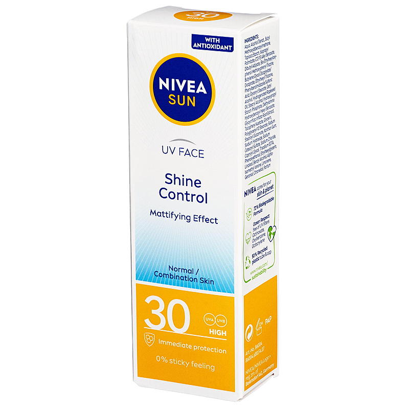 Nivea Nivea Sun face SPF 30 shine control, 50 ml