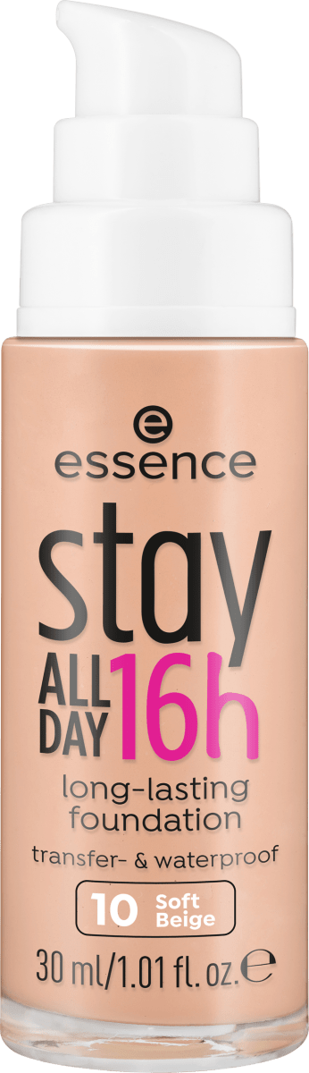 Foundation Stay All Day 16h Long-Lasting 10 Soft Beige, 30 ml