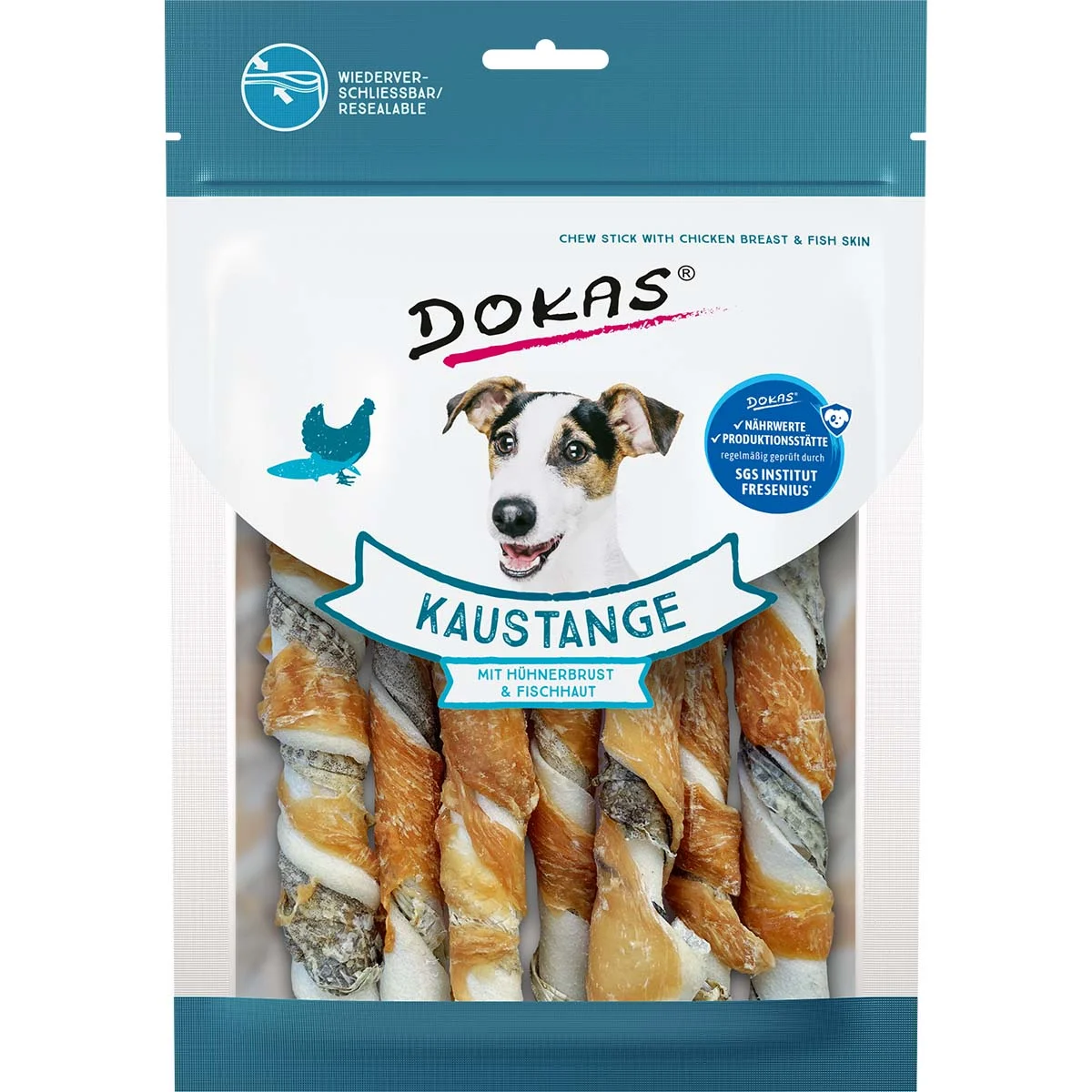 Dokas Kaustange mit Hühnerbrust & Fischhaut kaufen bei ZooRoyal