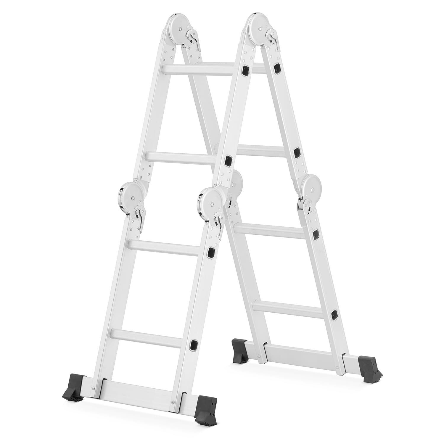 Venta-gr. Gelenkleiter Mehrzweckleiter 4x2 mit Gerüstplatte, Gelenkleiter, Haushaltsleiter