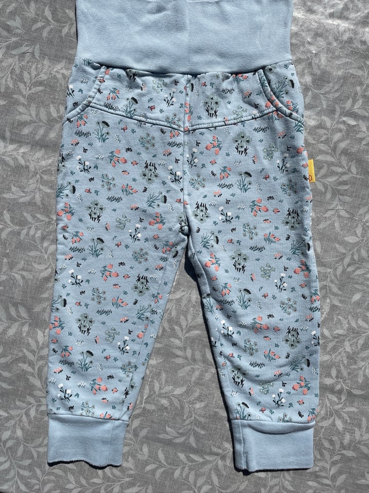 Steiff Sweathose in Hellblau/ Schwarz/ Beige günstig kaufen 80