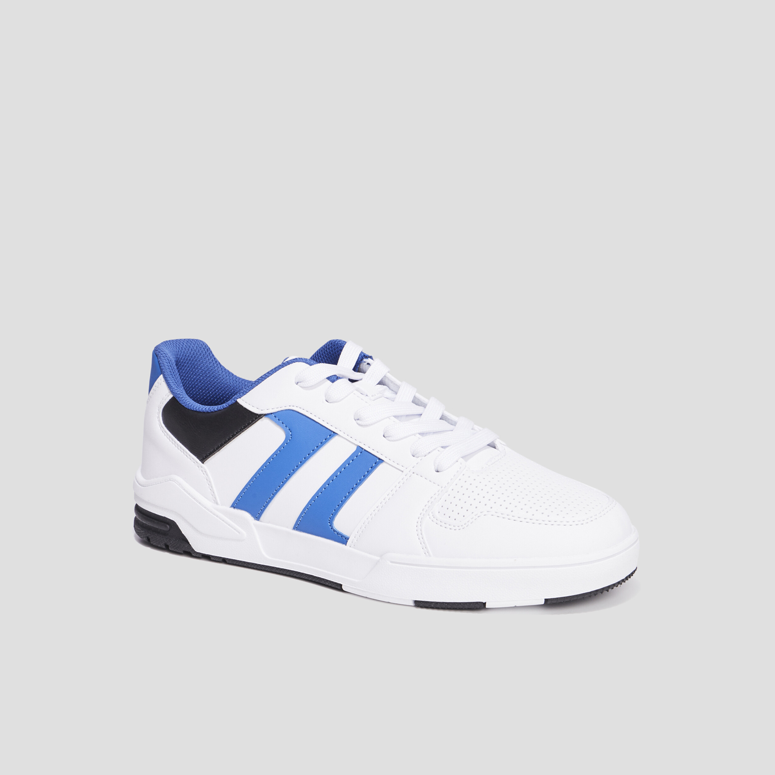 Tennis basses à lacets Liberto Torus blanc homme | La Halle