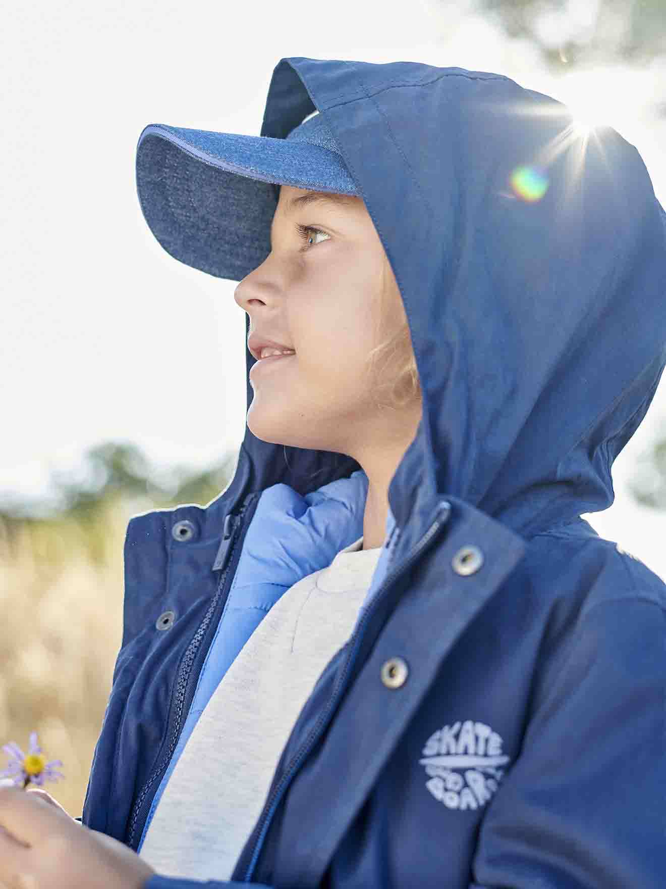 Vertbaudet Jungen 3-in-1-Jacke mit Recycling-Polyester - marine