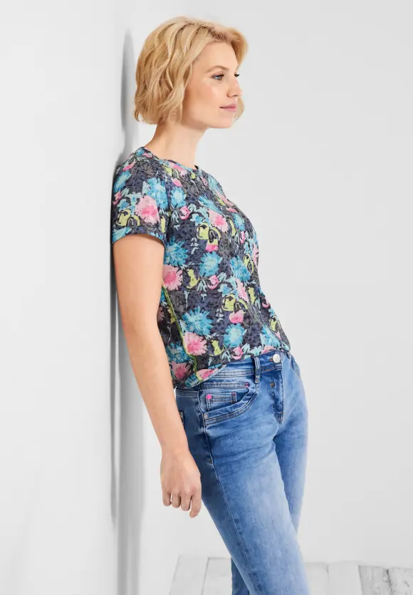 CECIL T-Shirt mit Alloverprint