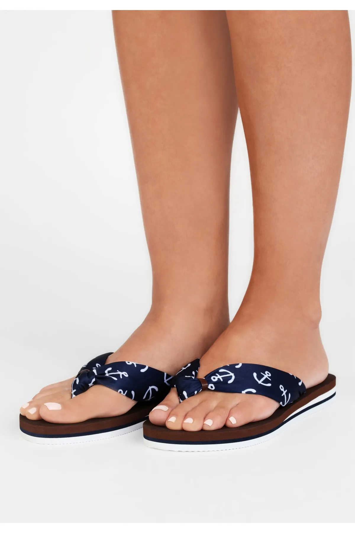 LASCANA  Sandalette - Blau - Flacher Absatz