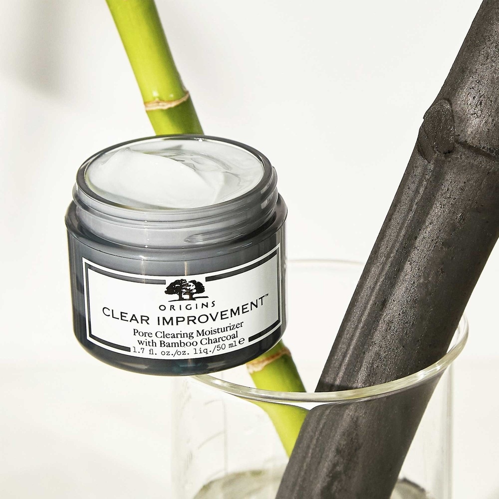 origins Clear Improvement Soin Hydratant Non Gras au Charbon de Ba mbou