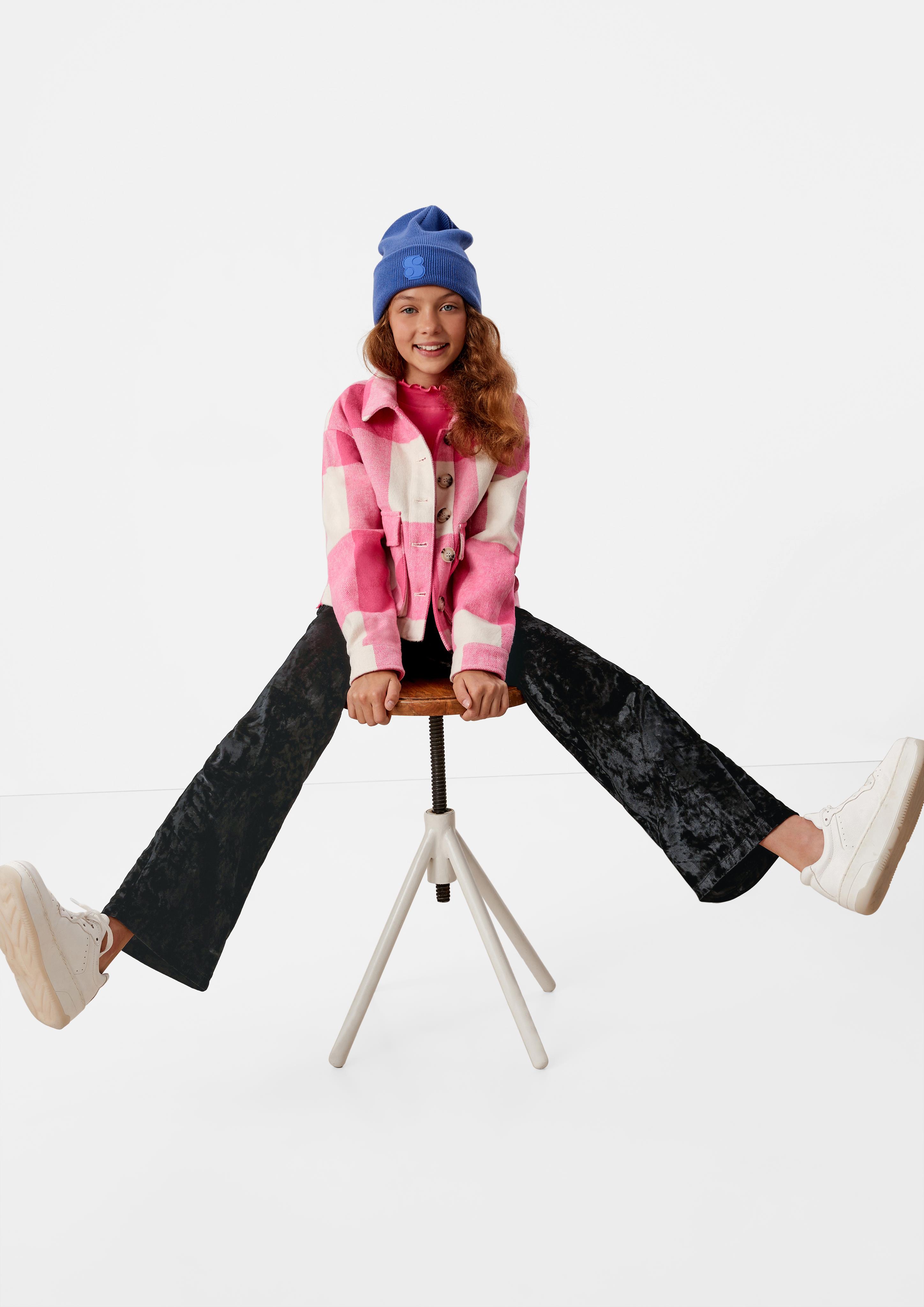 Regular: Culotte aus Baumwollsamt  2122337-9999