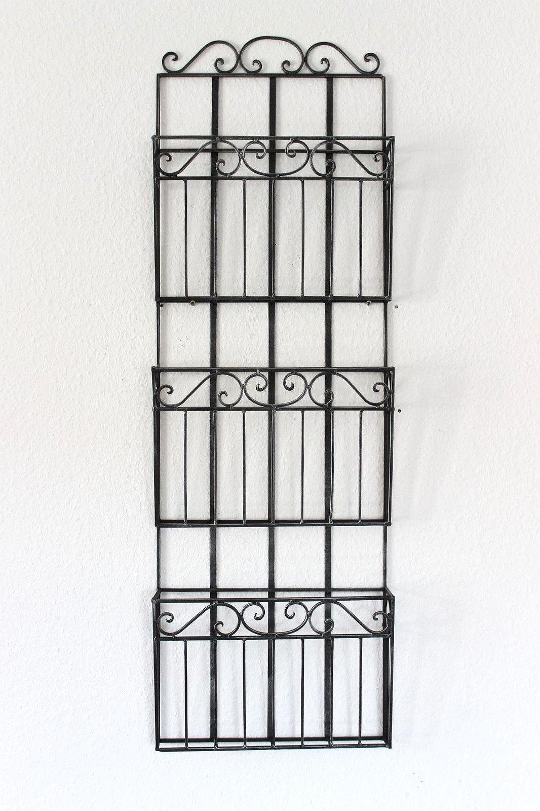 DanDiBo Zeitungsständer Wandregal Zeitungsständer 09911 Magazinhalter 101 cm Küchenregal Zeitungshalter