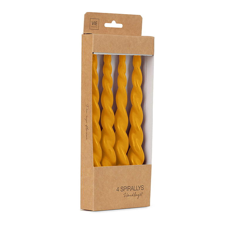 Vie Selected Spirallys 4-pk 24 cm oker