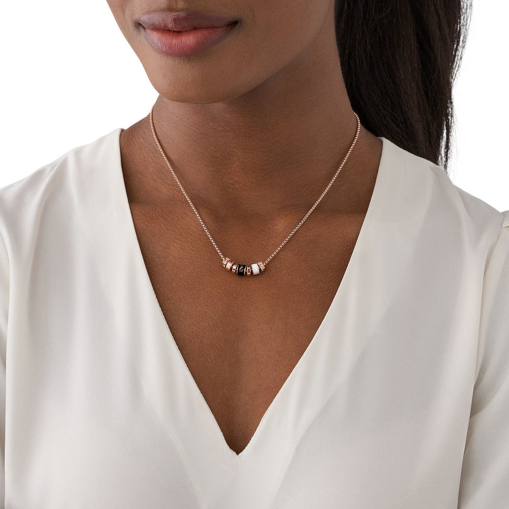 Emporio Armani Chaînette Acier inoxydable collier