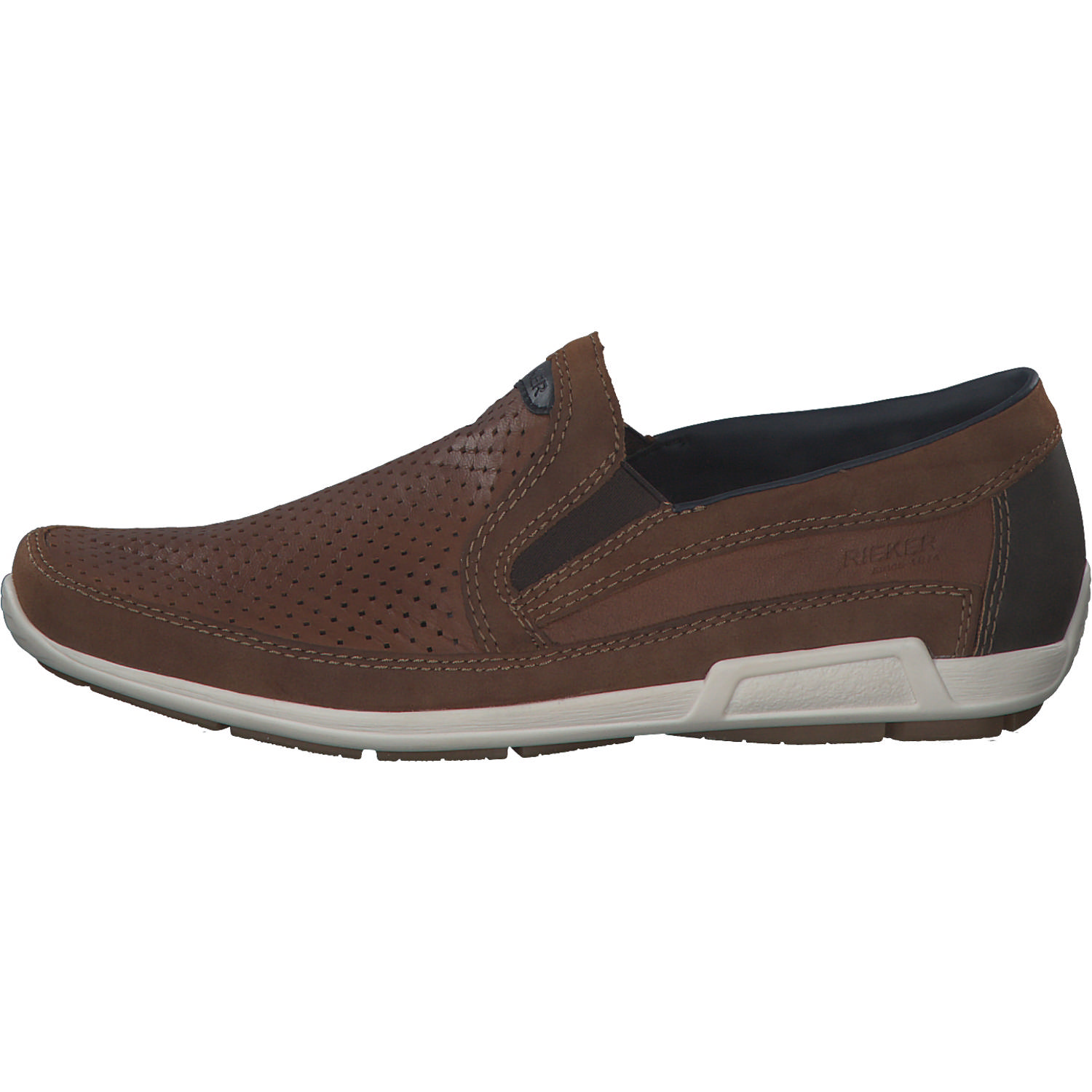 Rieker 09055, Sportliche Slipper, Herren, reh/muskat/lake/tabak