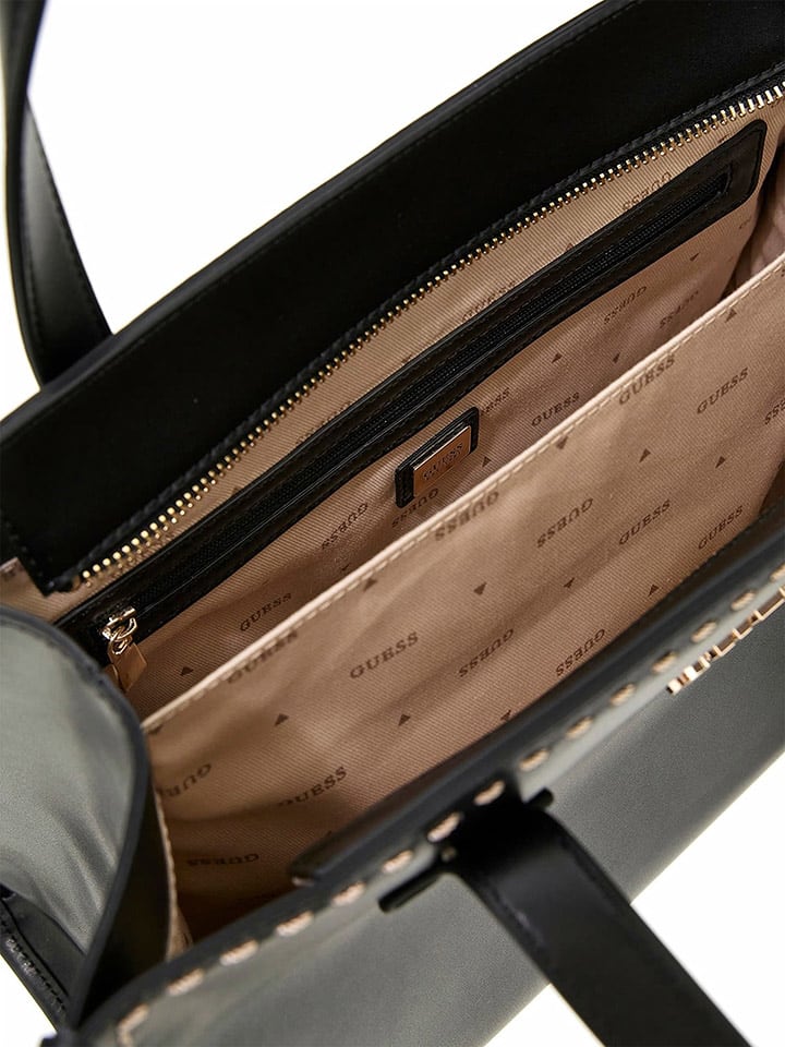 Guess Henkeltasche in Schwarz - (B)25 x (H)33 x (T)12 cm günstig kaufen onesize