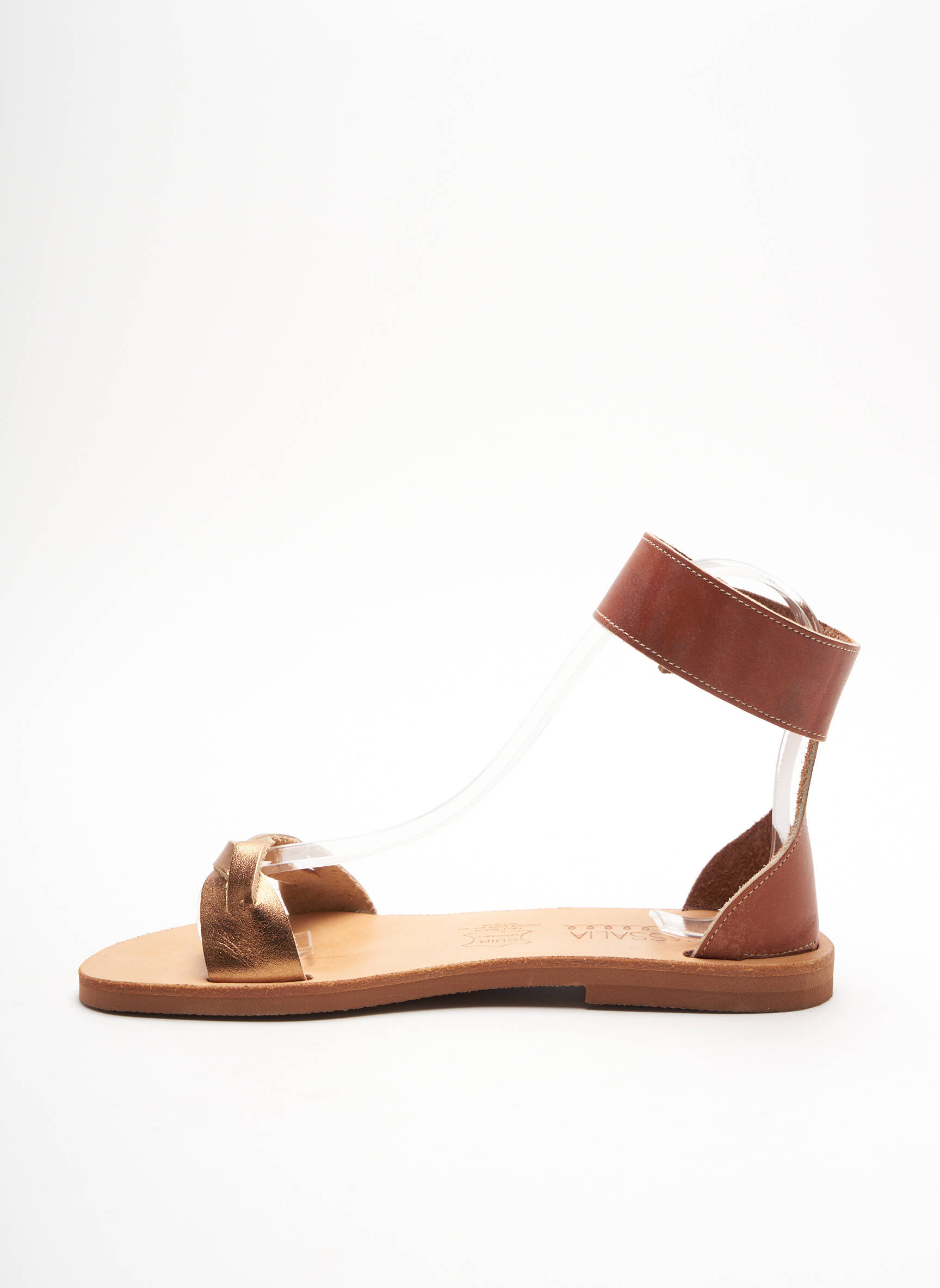 Kmassalia Sandales Nu Pieds Femme couleur marron