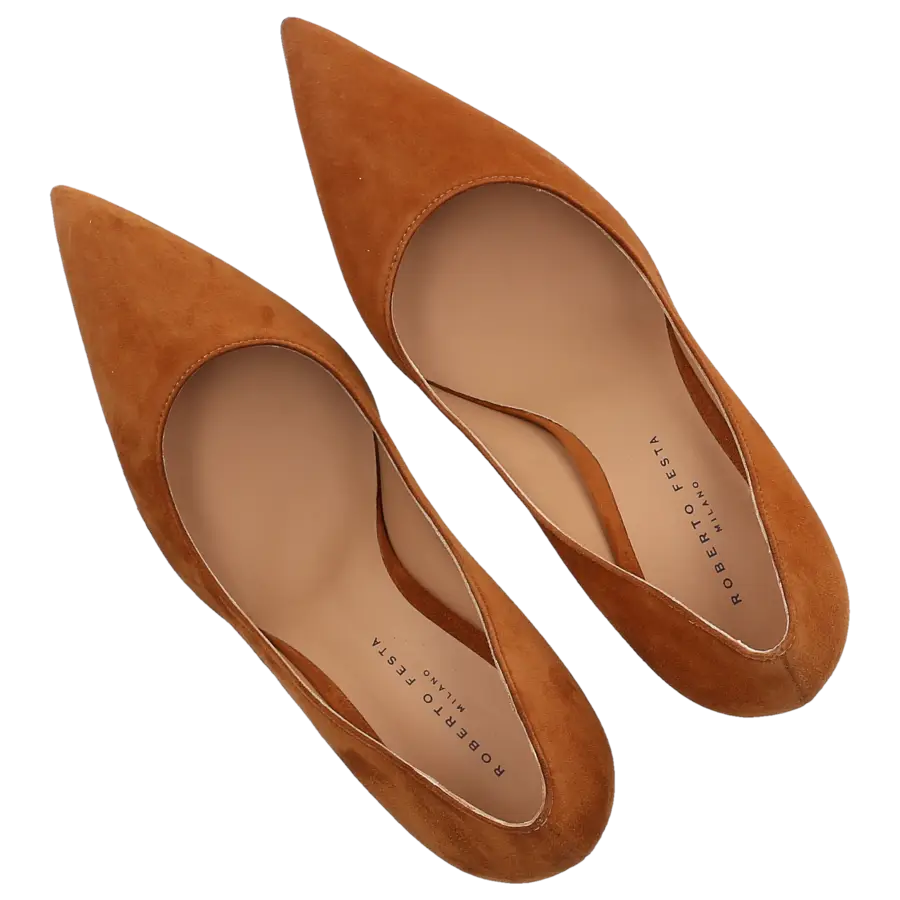Roberto Festa - Pumps LORY Veloursleder - braun