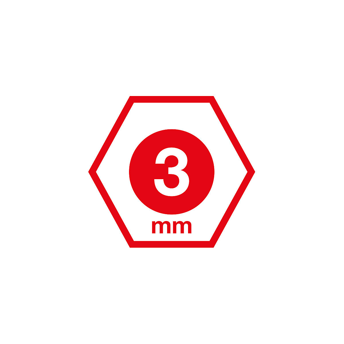 Buntstift Pastell hexagonal, 10 Farben