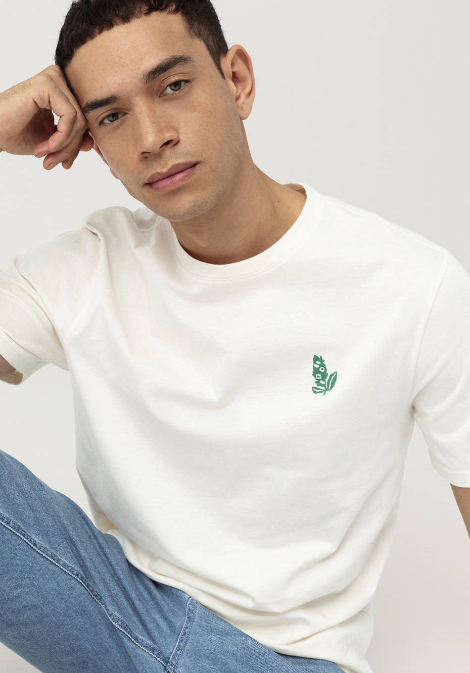 LIV LEE X HESSNATUR T-Shirt aus reiner Bio-Baumwolle