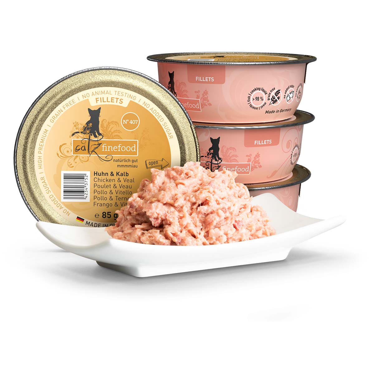 catz finefood Fillets N°407 Huhn & Kalb in Jelly bei ZooRoyal
