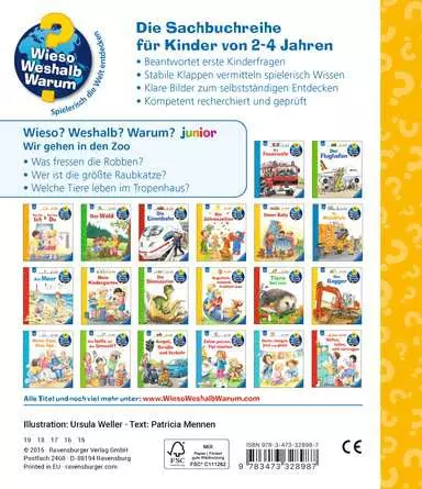 Ravensburger Wieso? Weshalb? Warum? junior, Band 30: Wir gehen in den Zoo
