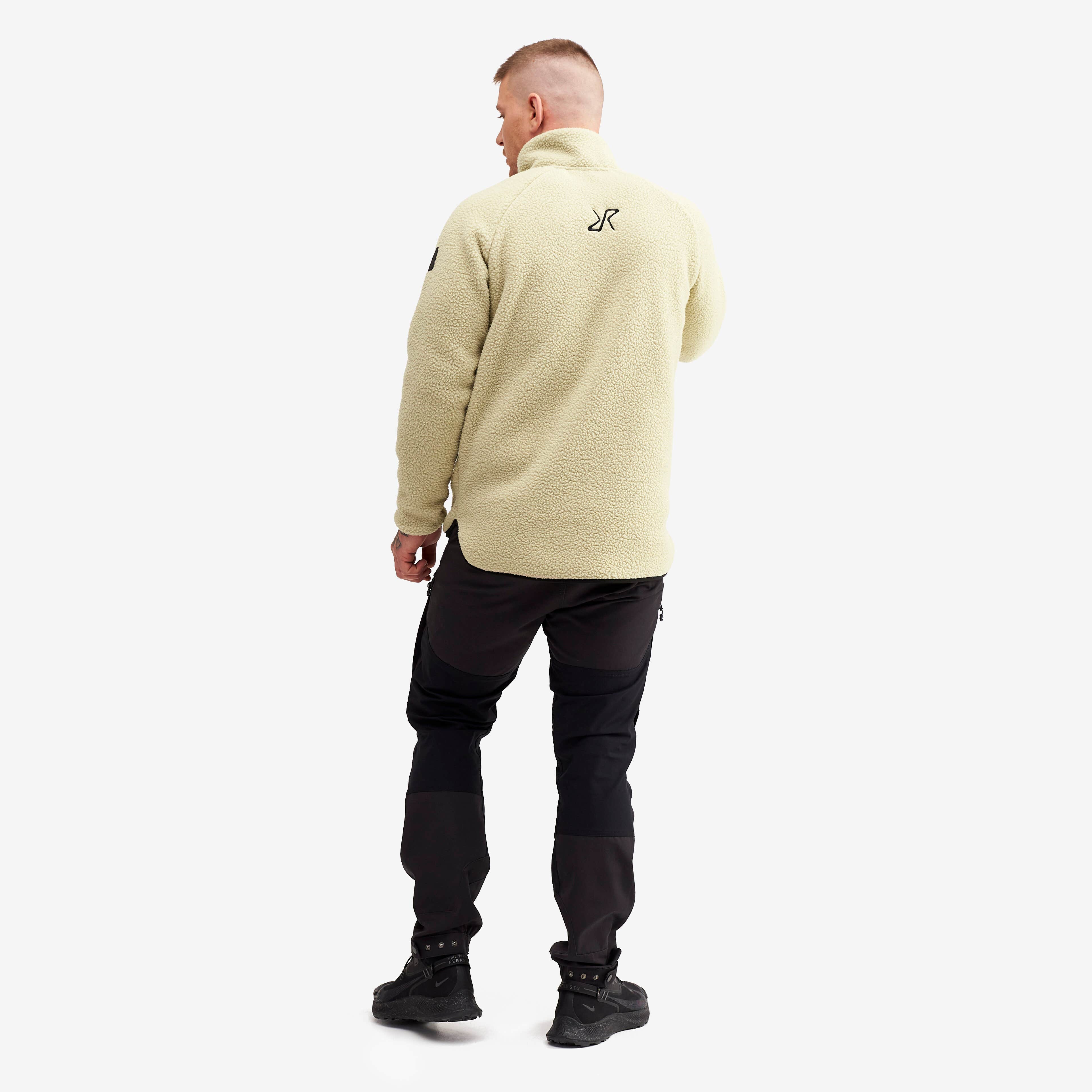 Sherpa Fleece Homme Beige Khaki