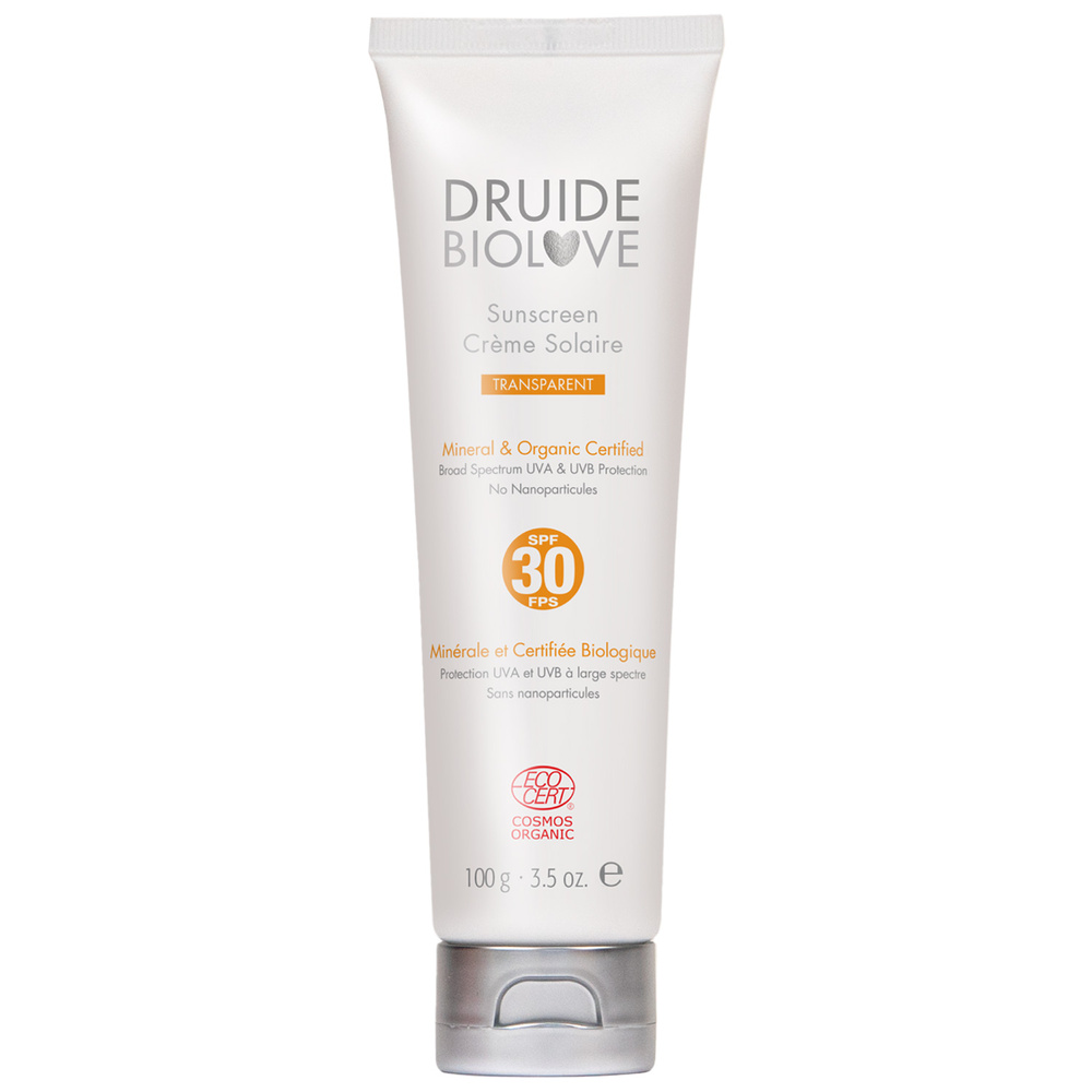druide Crème solaire SPF 30 Crème solaire Bio minérale à large spectre FPS 30 | Druide BioLove.