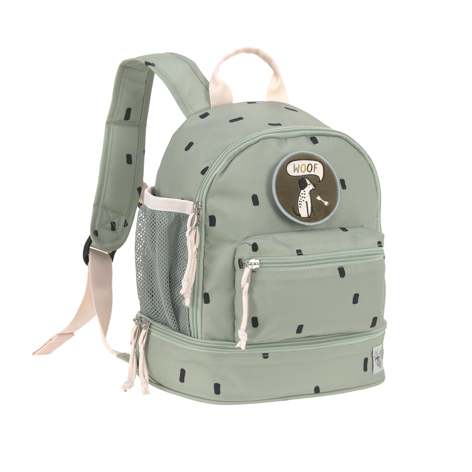Kindergartenrucksack Mini - Happy Prints, Oliv