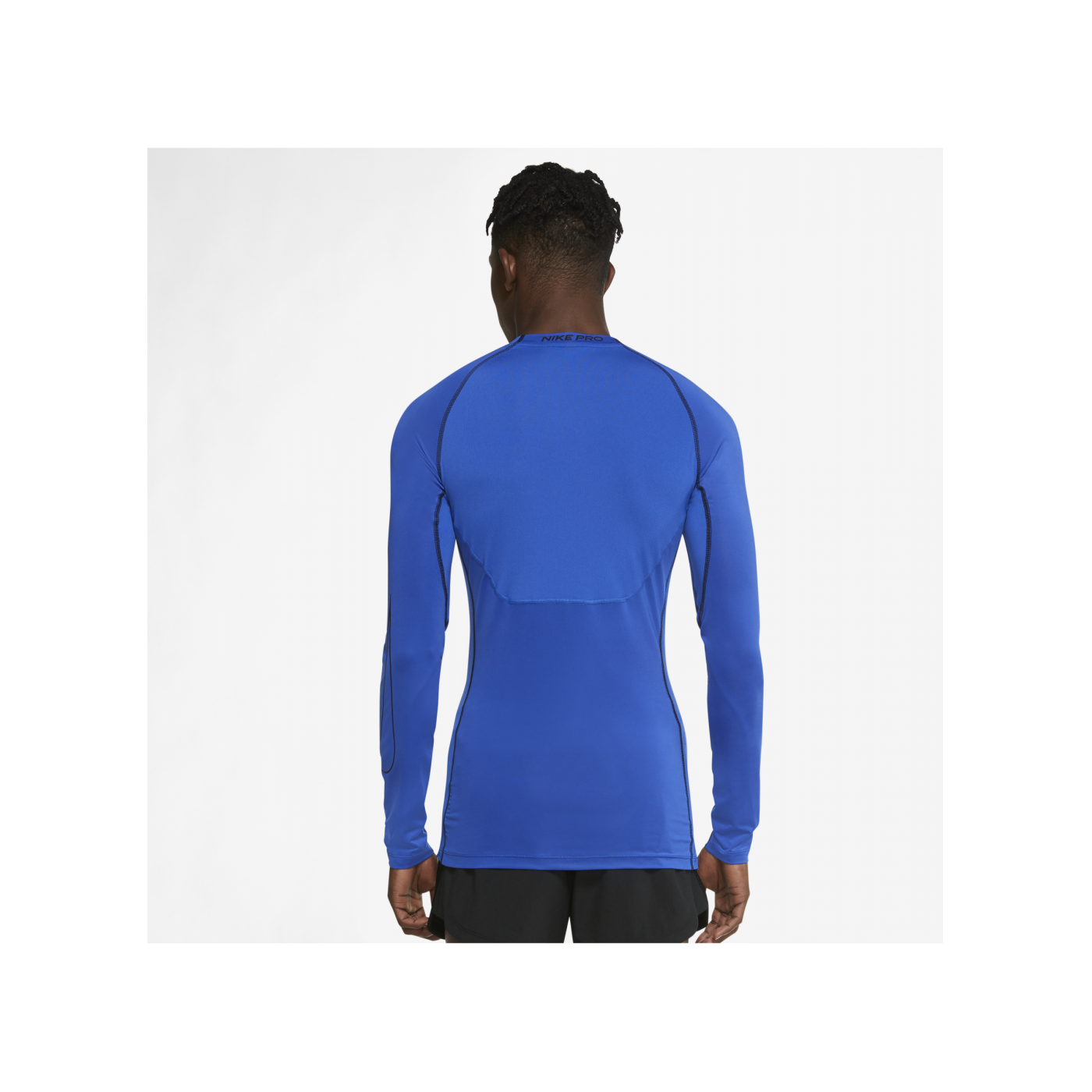 Nike Pro Longsleeve Blau Schwarz F480