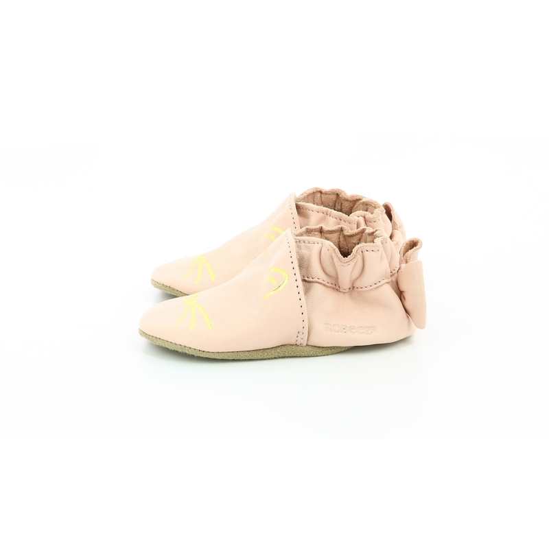 Chaussons cuir tannage vegetal Goldy Cat