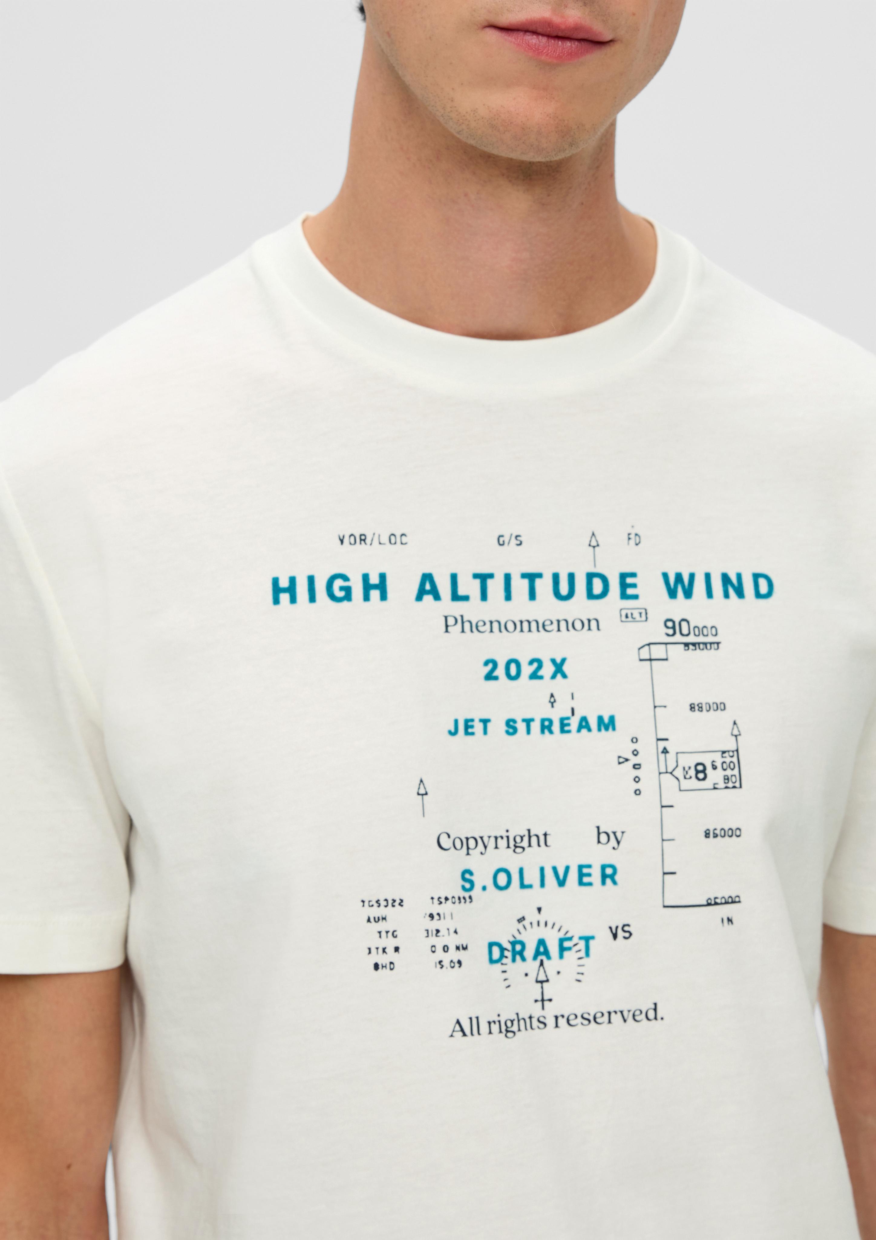 Printshirt aus Baumwolle  2135708-01D2